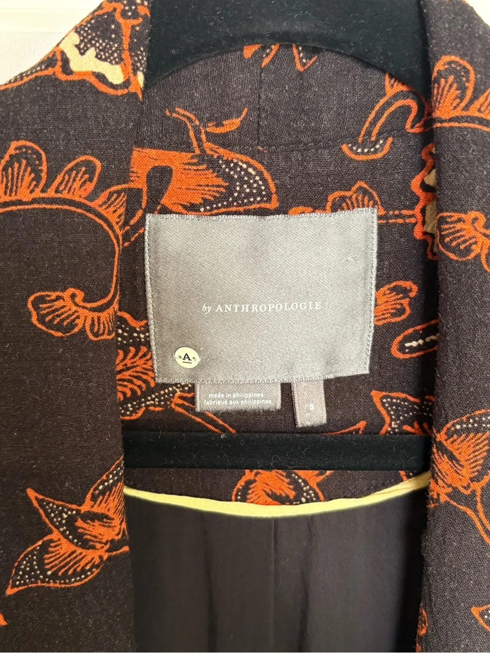Anthropologie Jessa Paisley Duster Jacket (Small) - Picture 6 of 7